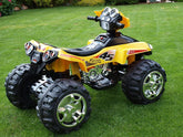 Electric Auto Quad Bikes for Kids Yellow 5128A - Colorland Toys